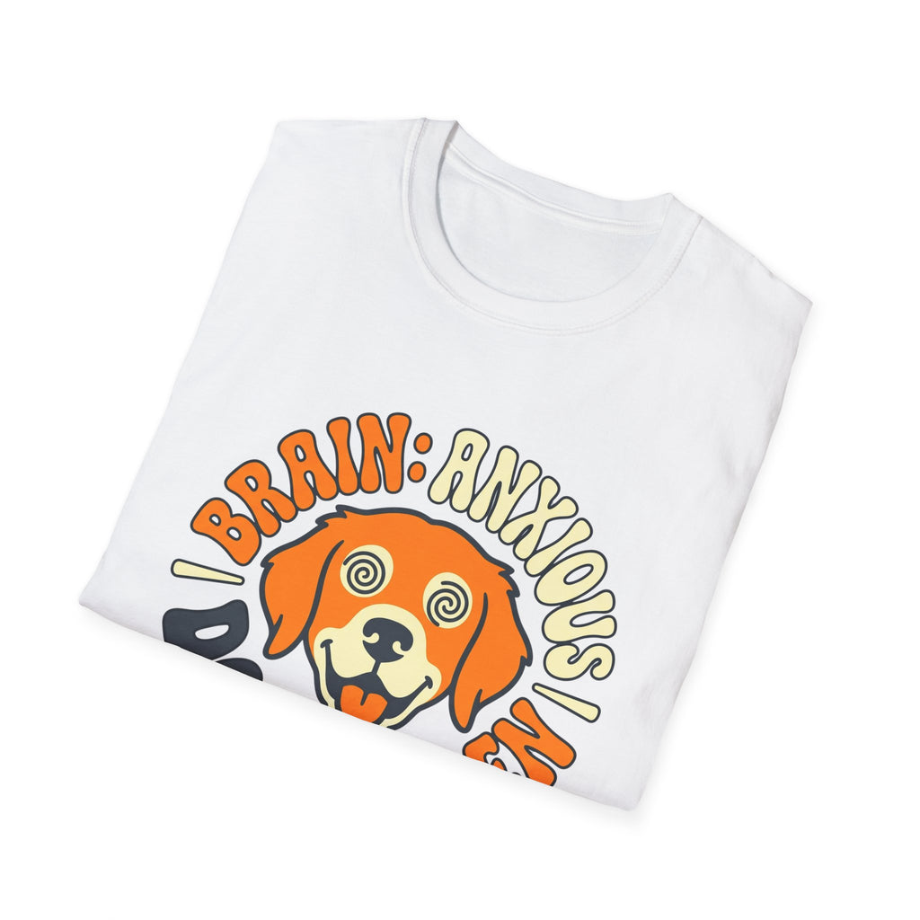 Brain: Anxious Dog: Golden T Shirt