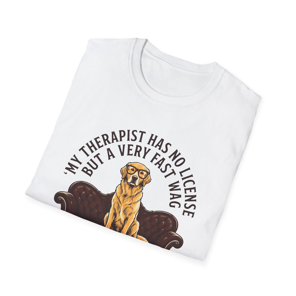 Dog Therapist, No License T-Shirt