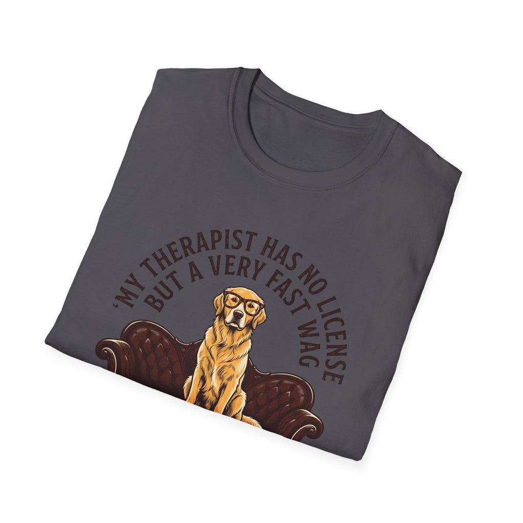 Dog Therapist, No License T-Shirt