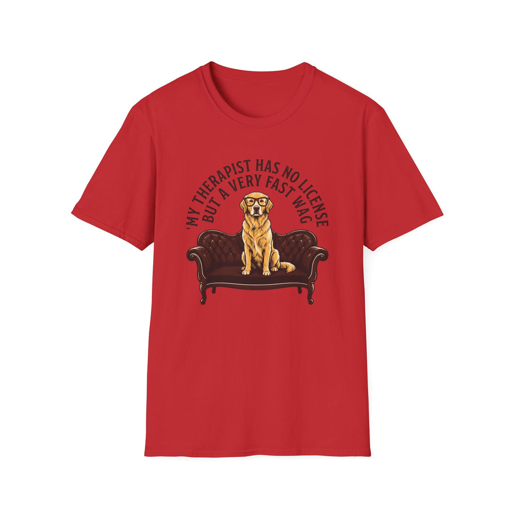 Dog Therapist, No License T-Shirt