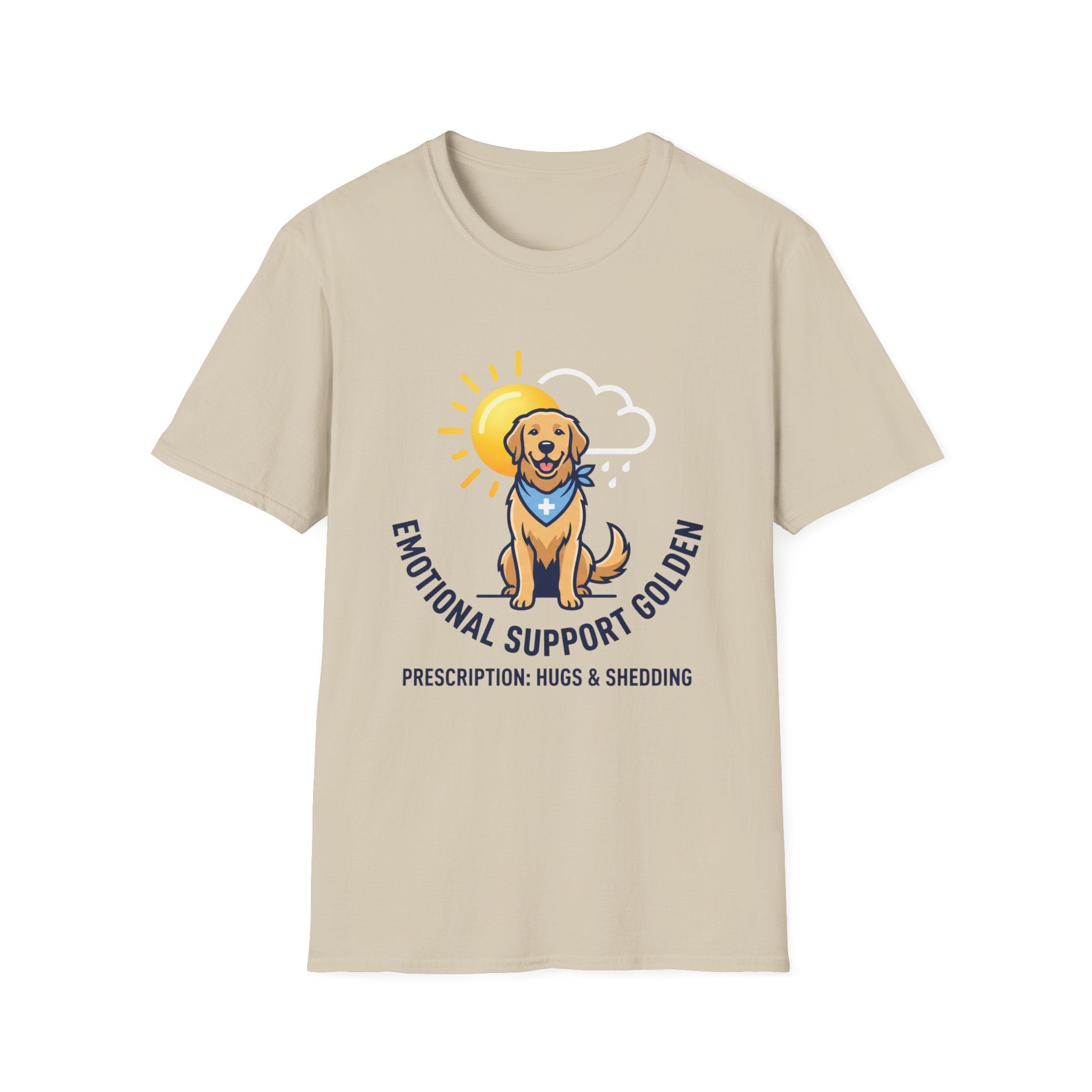 Emotional Support Golden T-Shirt