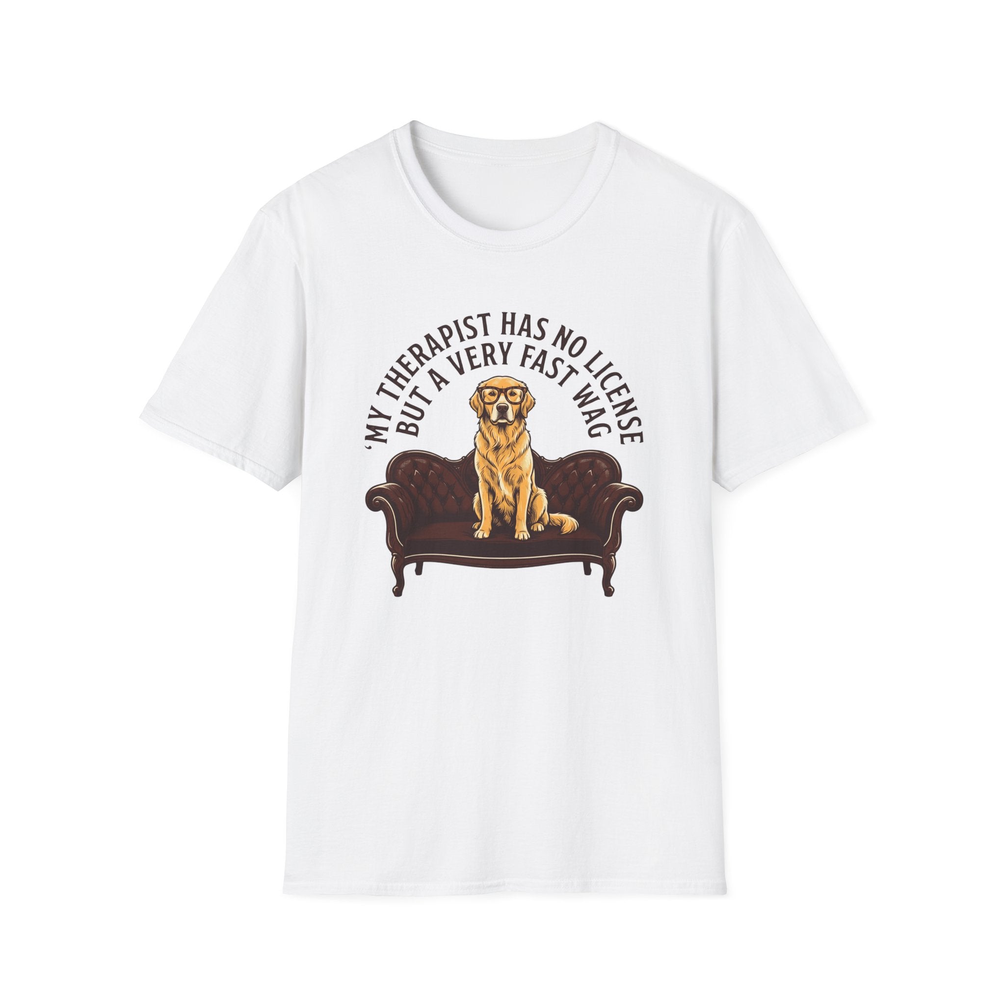 Dog Therapist, No License T-Shirt