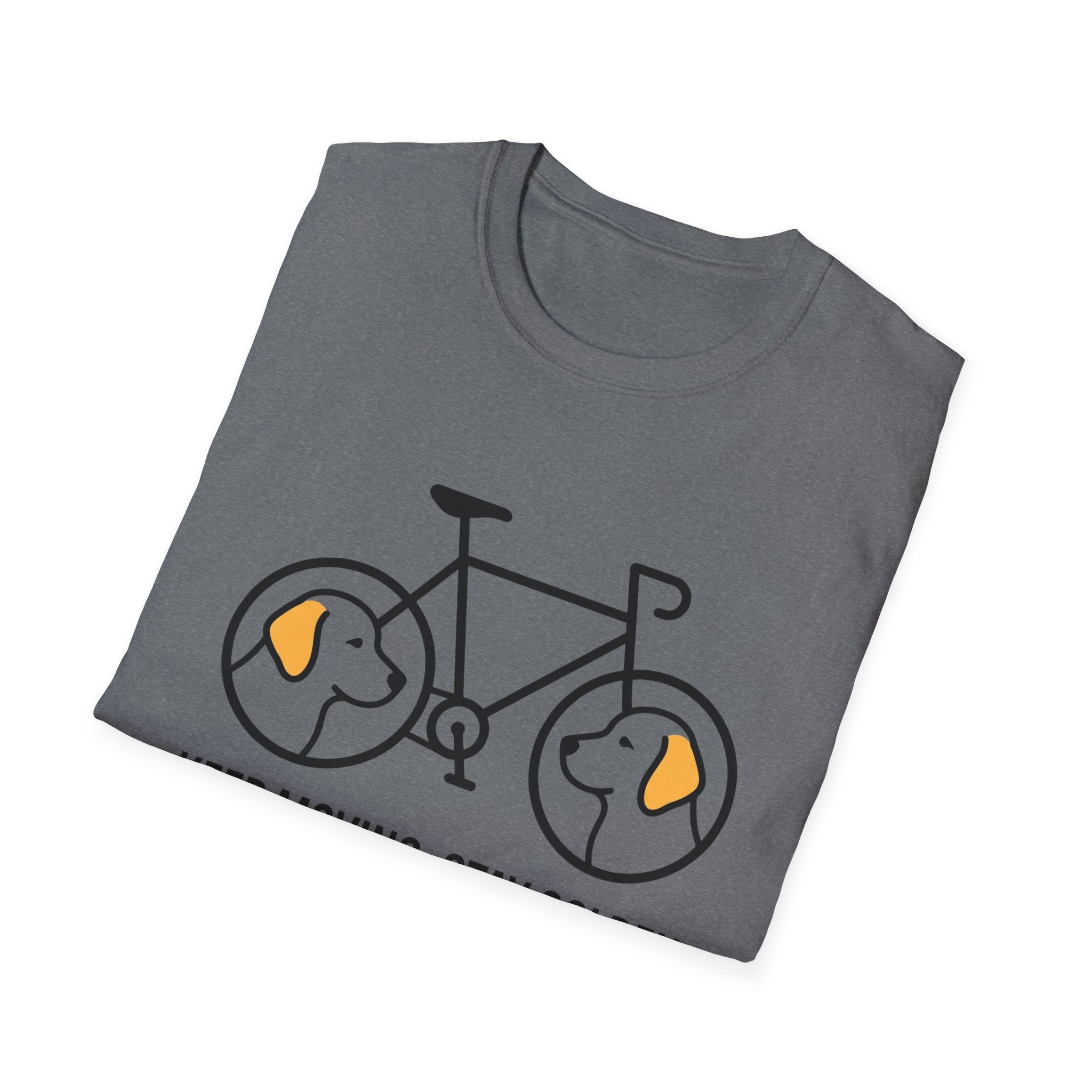 Keep Moving, Stay Golden Bicycle T Shirt