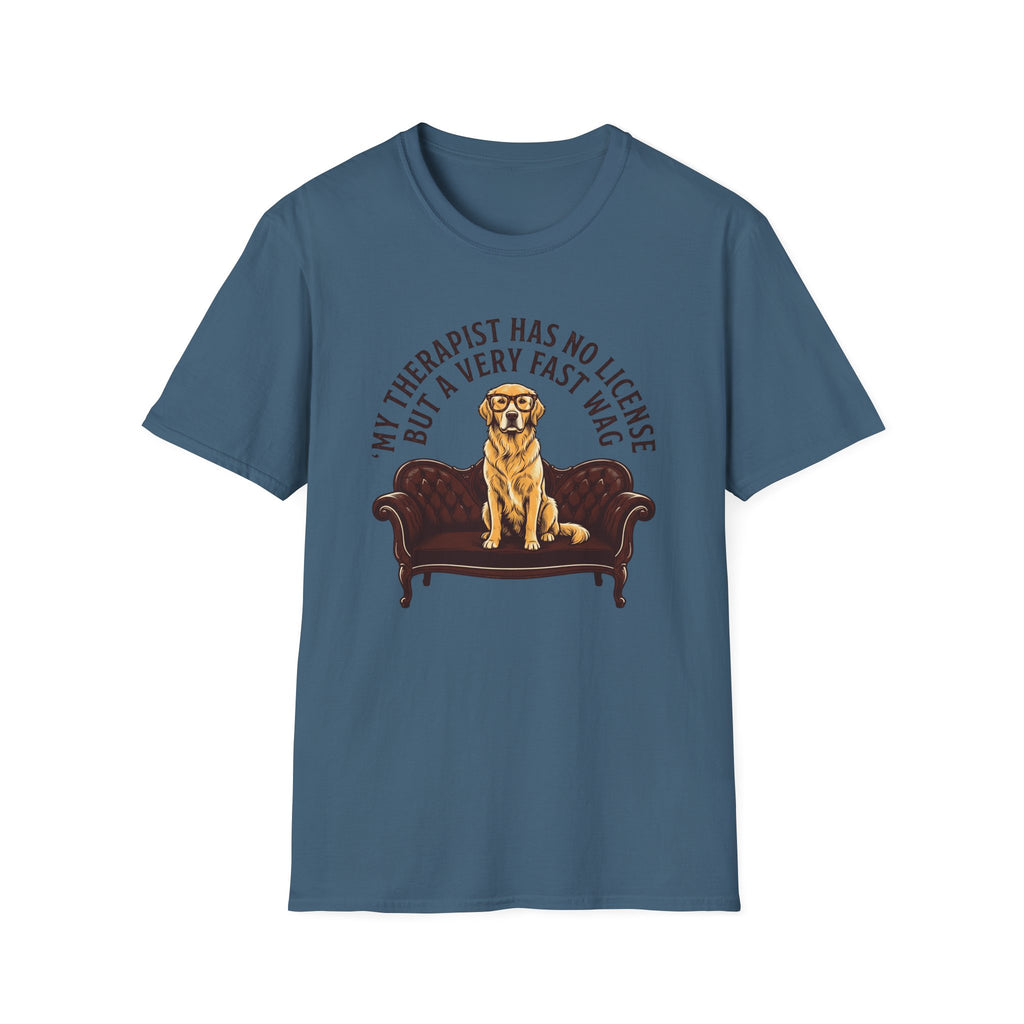 Dog Therapist, No License T-Shirt