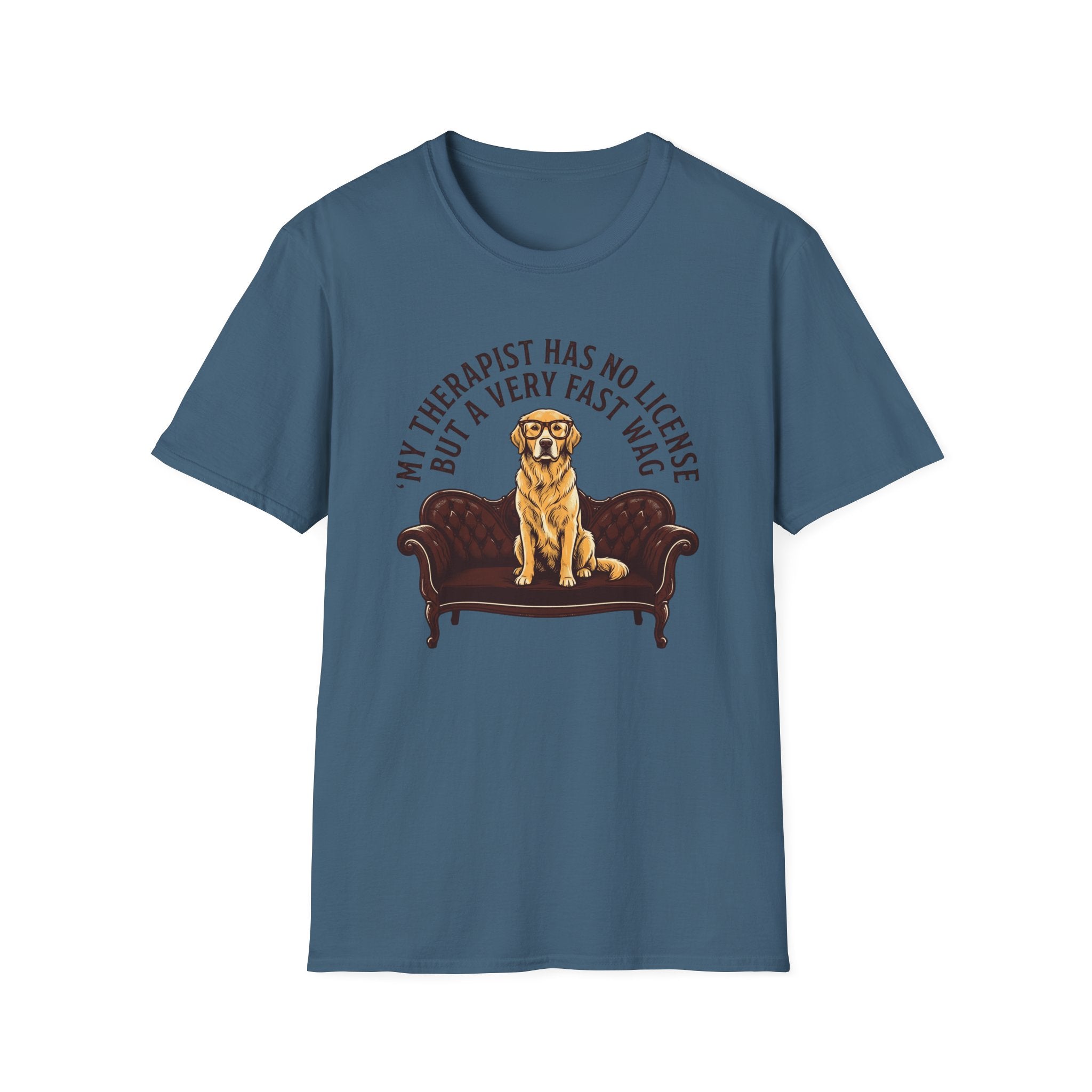 Dog Therapist, No License T-Shirt