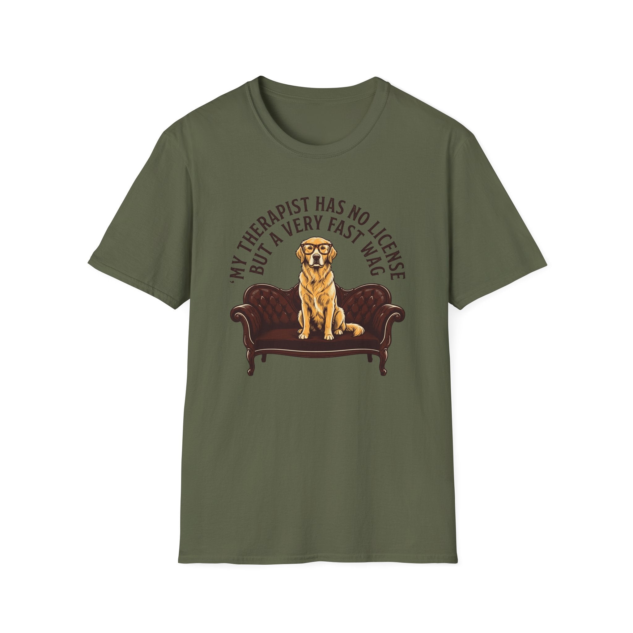 Dog Therapist, No License T-Shirt