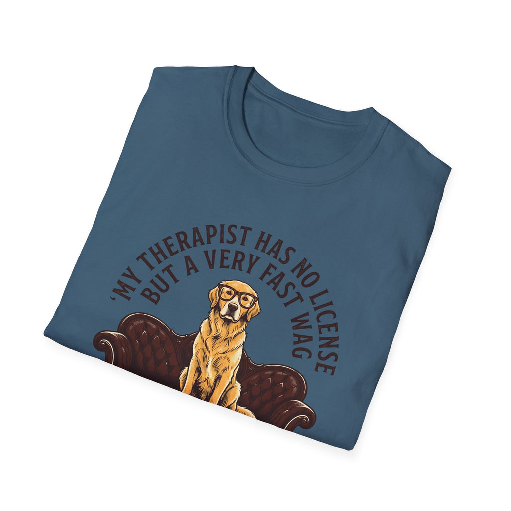 Dog Therapist, No License T-Shirt