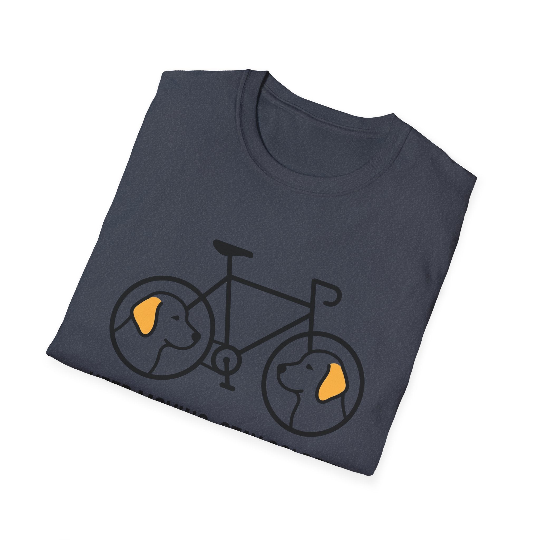 Keep Moving, Stay Golden Bicycle T Shirt