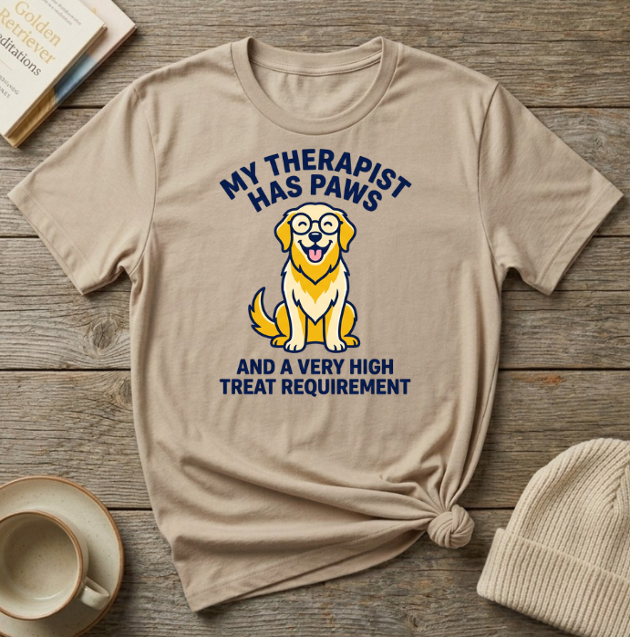 My Therapist Has Paws T-Shirt