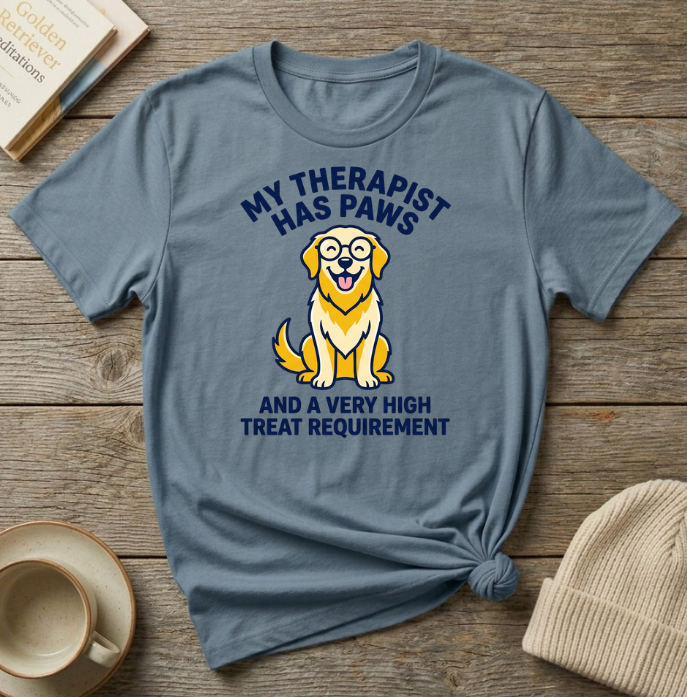 My Therapist Has Paws T-Shirt