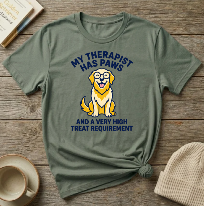 My Therapist Has Paws T-Shirt