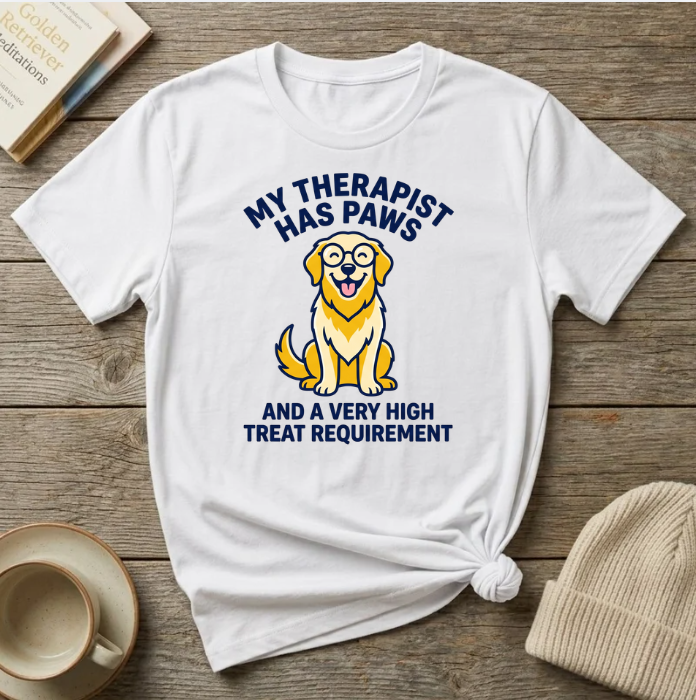 My Therapist Has Paws T-Shirt