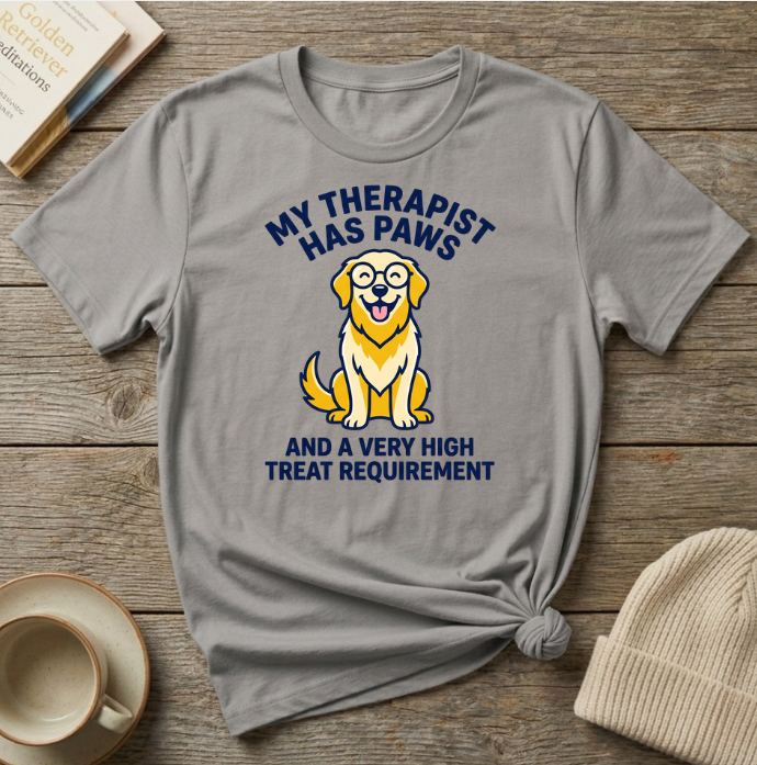 My Therapist Has Paws T-Shirt