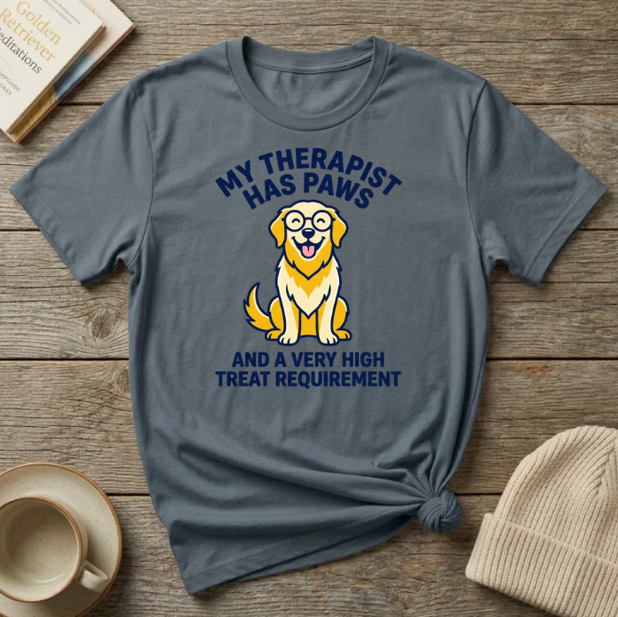 My Therapist Has Paws T-Shirt